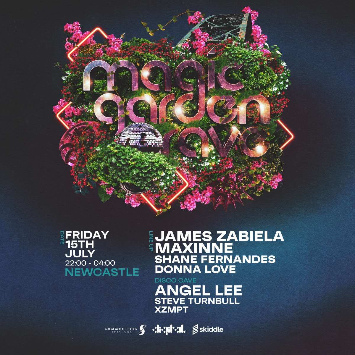 Magic Garden Rave - Newcastle