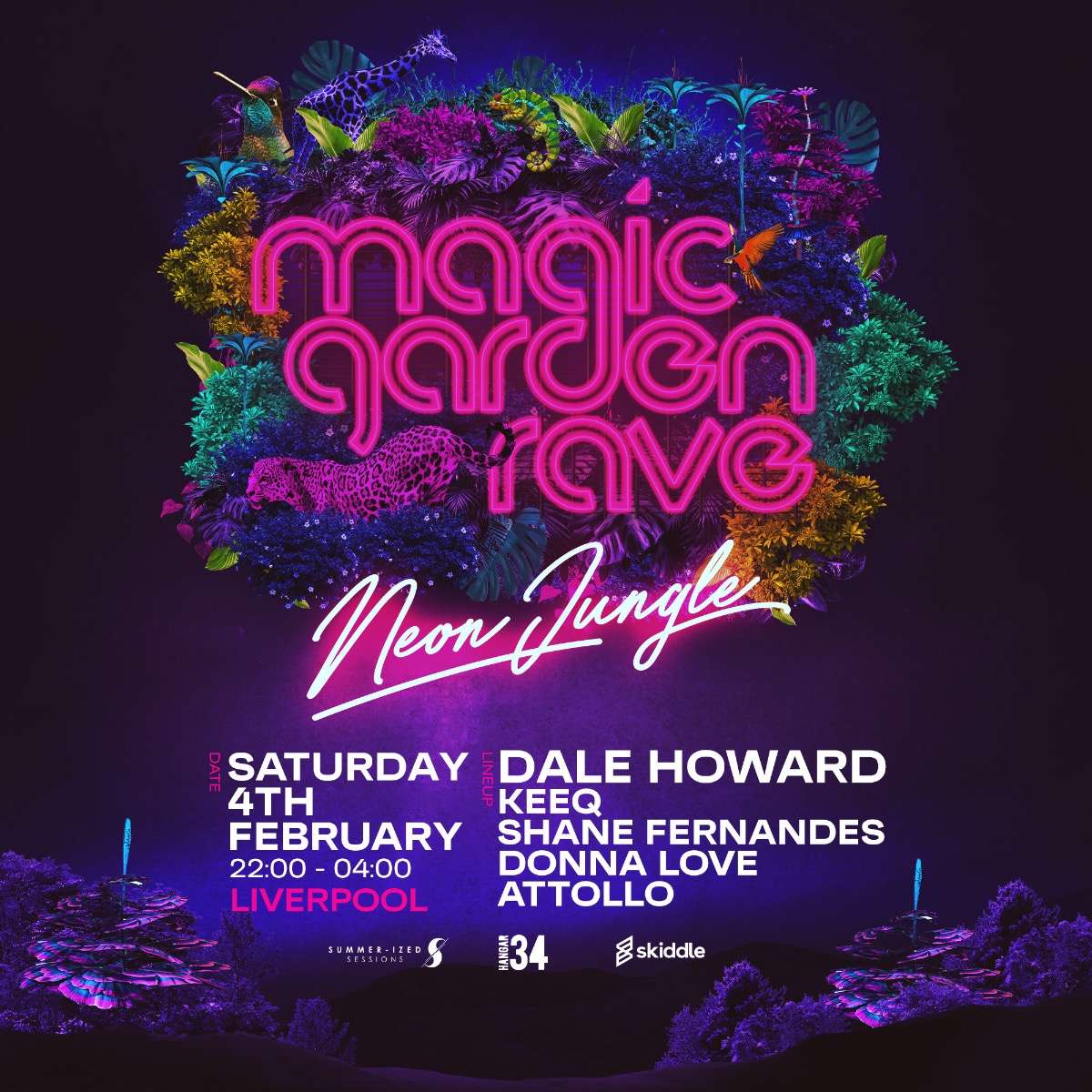 Magic Garden Rave | Neon Jungle (Liverpool)